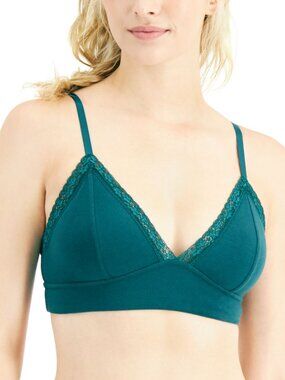 Jenni by Jennifer Moore Womens On Repeat Wide Lace Bralette